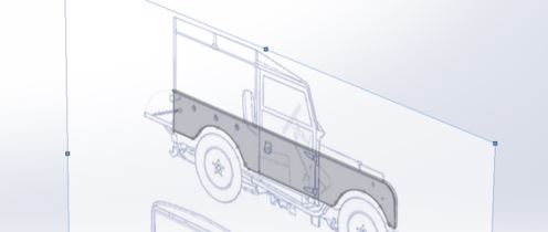 SOLIDWORKS Landrover Sketch Picture