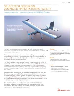 SOLIDWORKS Aerospace Case Study SelectTech GeoSpatial
