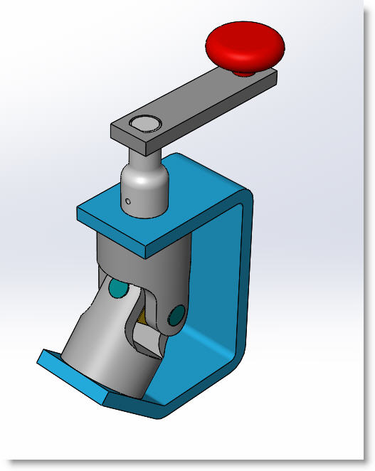 SOLIDWORKS Assembly with part level appearances applied